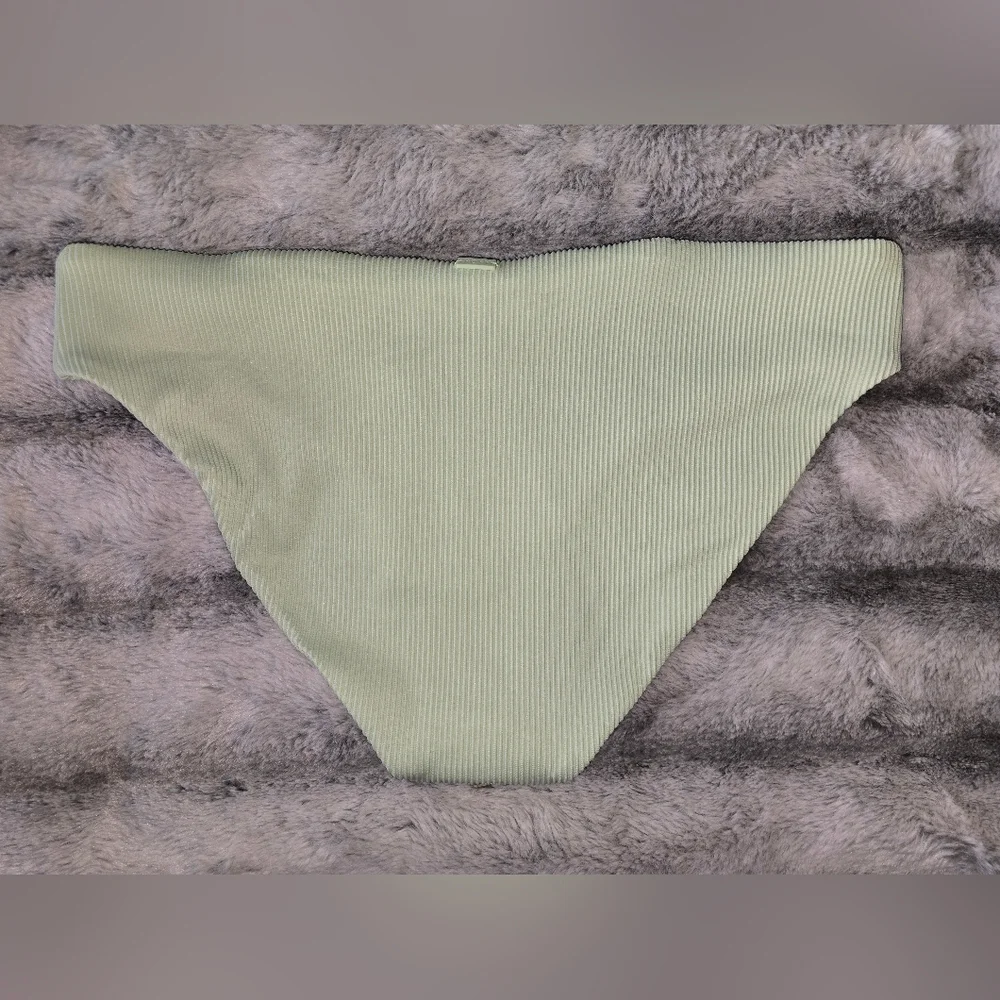 NWT Roxy‎ Womens Love The Comber Bikini Bottoms In Seacrest Ribbed Size XL